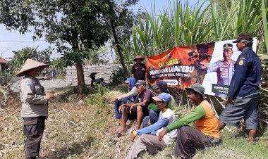 Polres-Kediri-Kota-Patroli-Persawahan-Upaya-Cegah-Kebakaran-Lahan