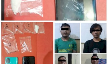 Polres-Madiun-Kota-Berhasil-Ungkap-Peredaran-Narkoba-Empat-Tersangka-Diamankan