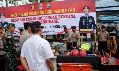 Polres-Tulungagung-Siapkan-Personel-Gabungan-Antisipasi-Bencana-Hidrometeorologi