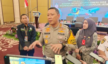 Rakor-Kesiapan-Operasi-Ketupat-Semeru-2024-Lintas-Sektoral,-Polda-Jatim-Siapkan-Pelayanan-Mudik-Lebaran