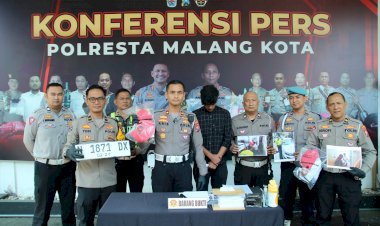 Kurang-dari-7-Jam,-Polisi-Berhasil-Amankan-Tersangka-Tabrak-Lari-Petugas-Kebersihan-Kota-Malang