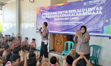 Cegah-Kenakalan-Remaja,-Polsek-Candi-Berikan-Sosialisasi-Tertib-Lalu-Lintas