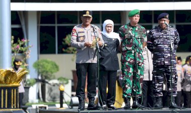 Polda-Jawa-Timur-Gelar-Apel-dan-Doa-Bersama-Forkopimda-dan-Puluhan-Ormas-Untuk-Jogo-Jatim