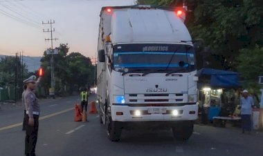 Polresta-Banyuwangi-Optimalkan-Buffer-Zone-Bulusan-Kepadatan-Terurai,-Sopir-Puji-Polisi