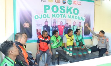 Perkuat-Sinergitas,-Polres-Madiun-Kota-Resmikan-Posko-Ojol-Kamtibmas