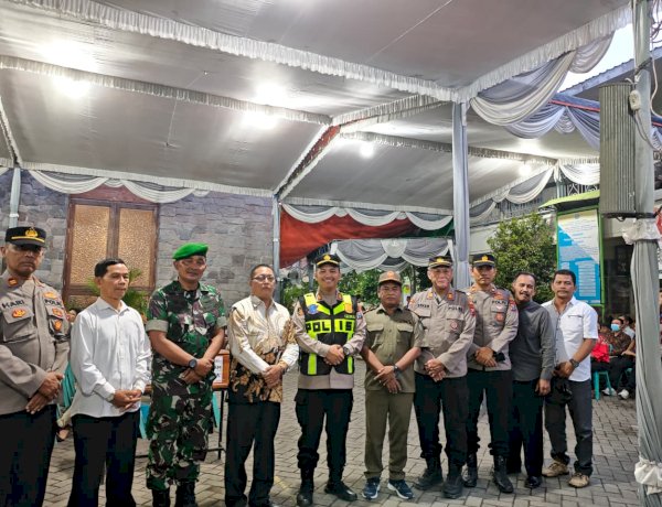 Sinergitas Amankan Ibadah Natal di Kecamatan Krian