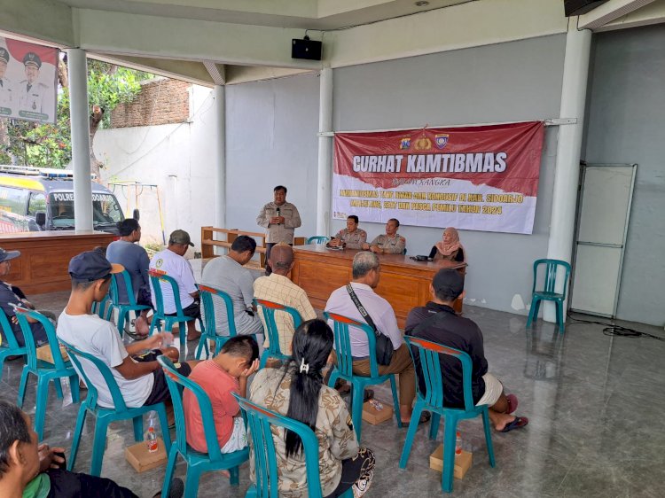 Gelar Curhat Kamtibmas Wujudkan Wilayah Kondusif
