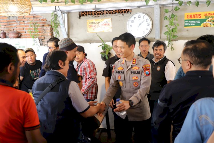 Silaturahmi Pupuk Sinergi, Polresta Malang Kota Ajak Awak Media Jadi Garda Terdepan Jogo Malang