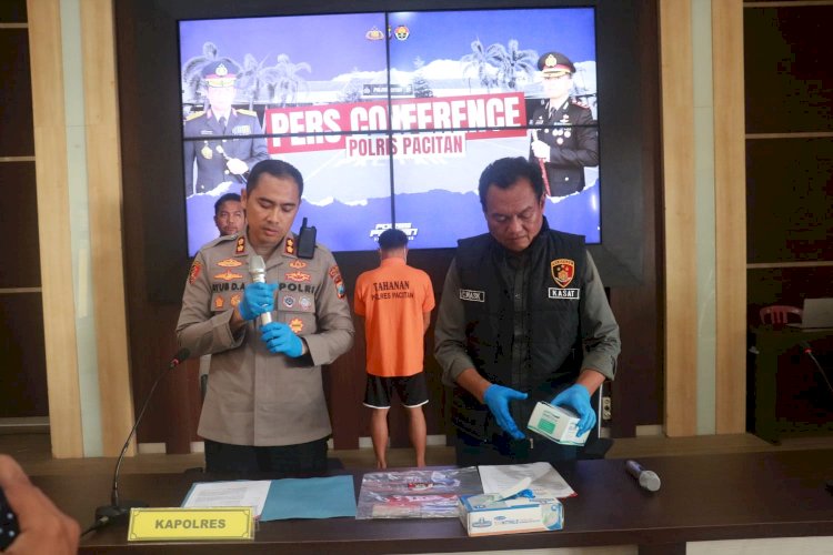Polres Pacitan Berhasil Amankan Tersangka Curanmor dan 2 Unit Motor Hasil Curian