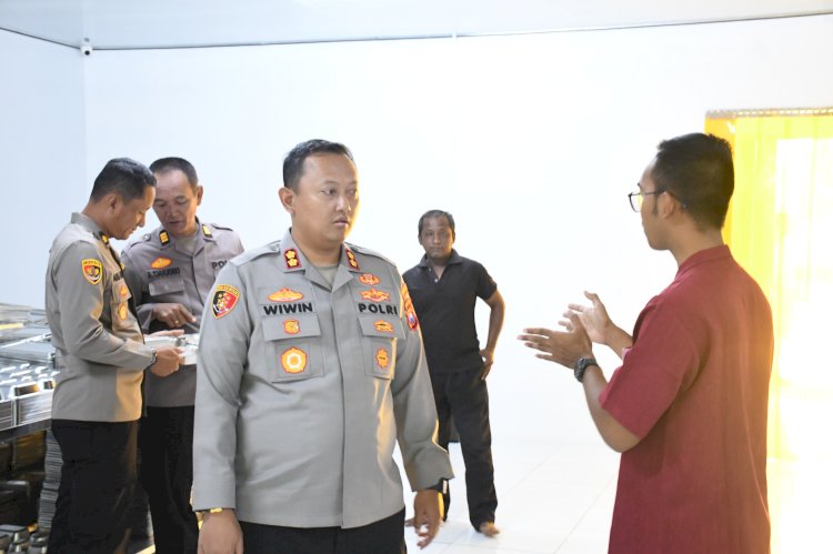Kapolres Madiun Kota Tinjau Kesiapan SPPG Kanigoro, Dukung Program Pemenuhan Gizi Nasional