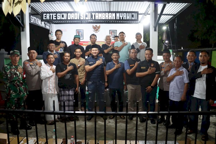 Polres Magetan Maksimalkan Satkamling, Ronda Malam Jaga Lingkungan